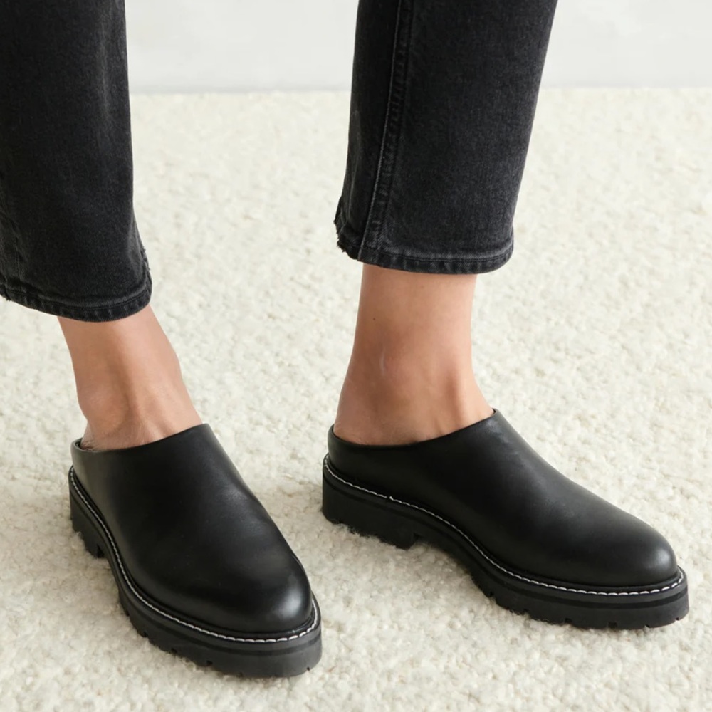 Jenni Kayne Leather Lug Mule